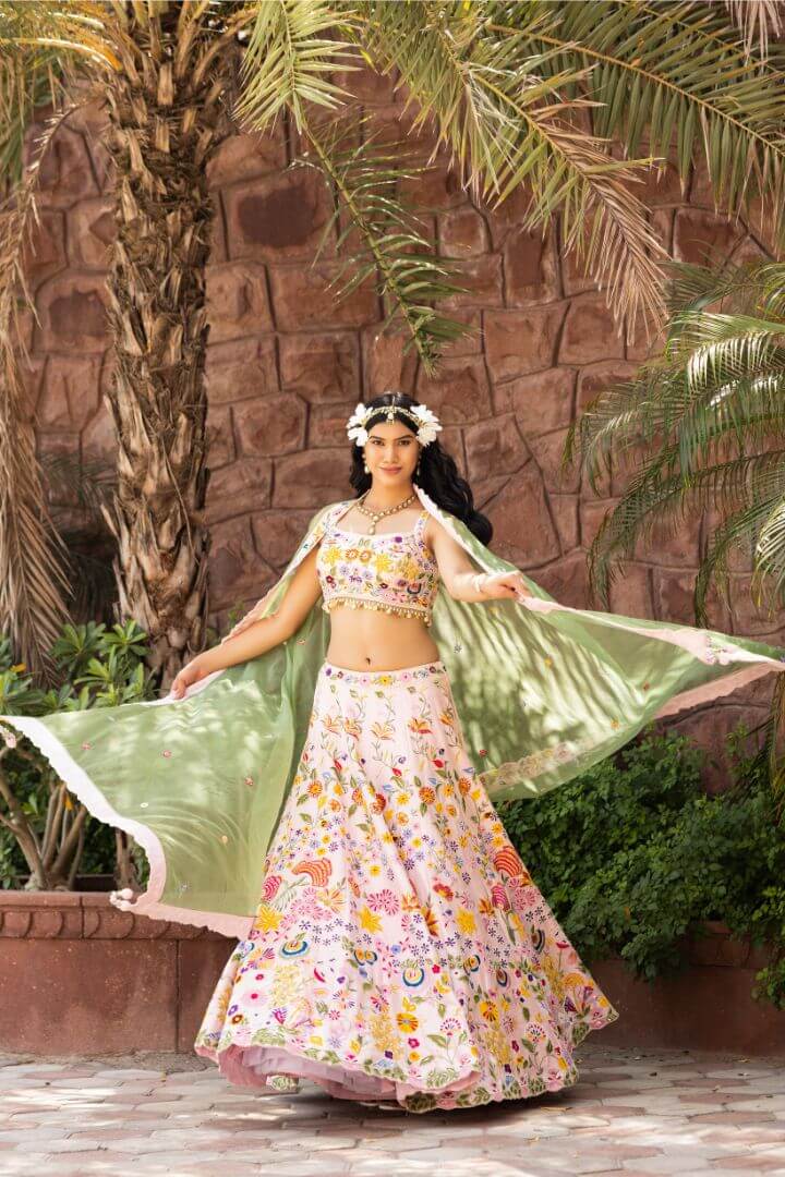 Multicolor Floral Embellishment