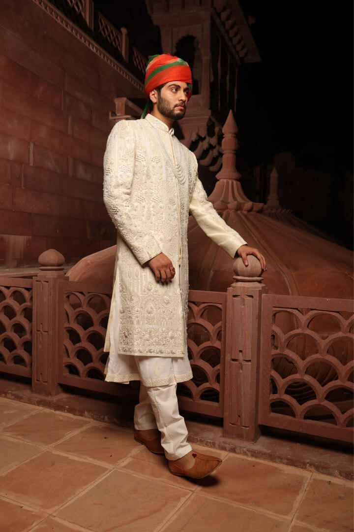Heritage Ivory Regal Sherwani