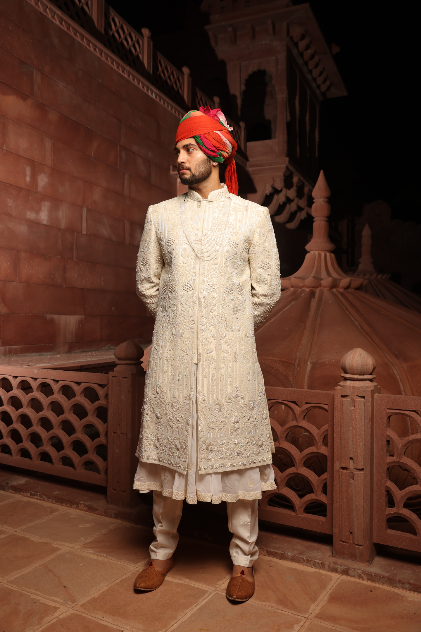 Heritage Ivory Regal Sherwani