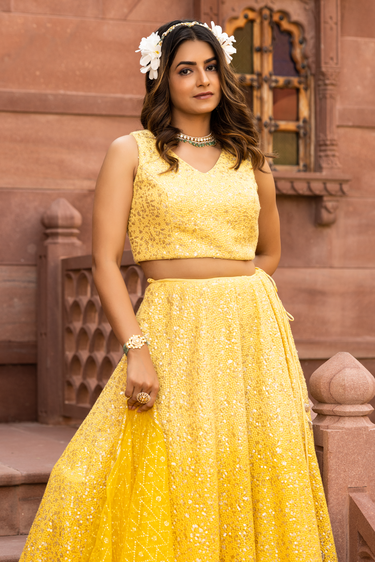 Self Work Party Lehenga
