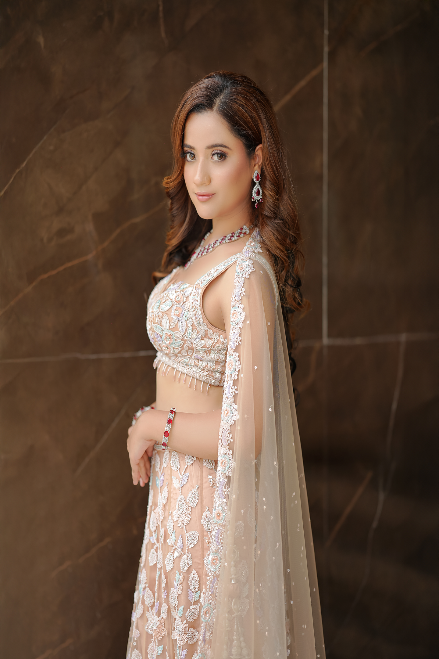 Floral Embroidered Lehenga