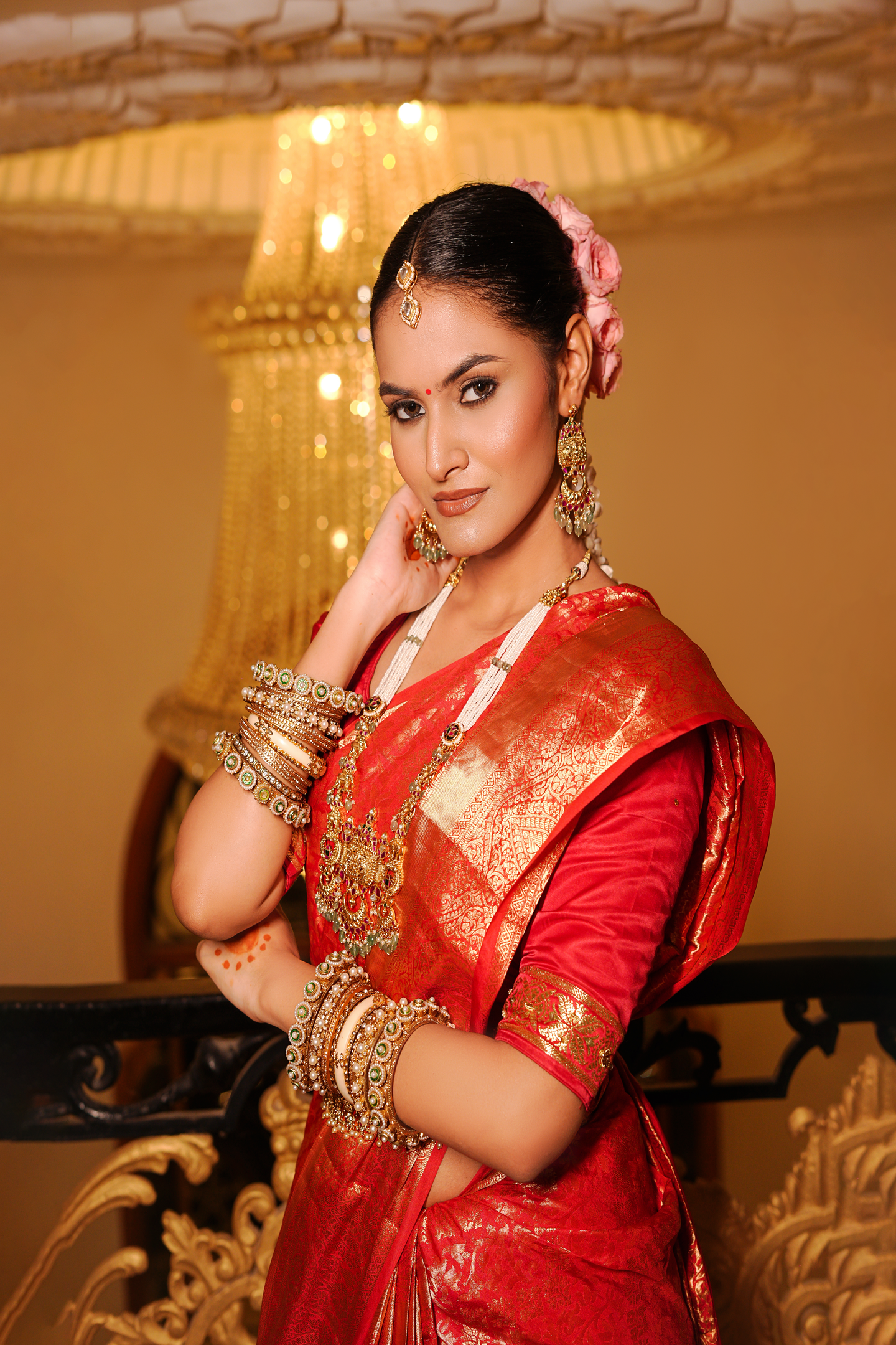 Royal Red Banarasi Bridal Saree