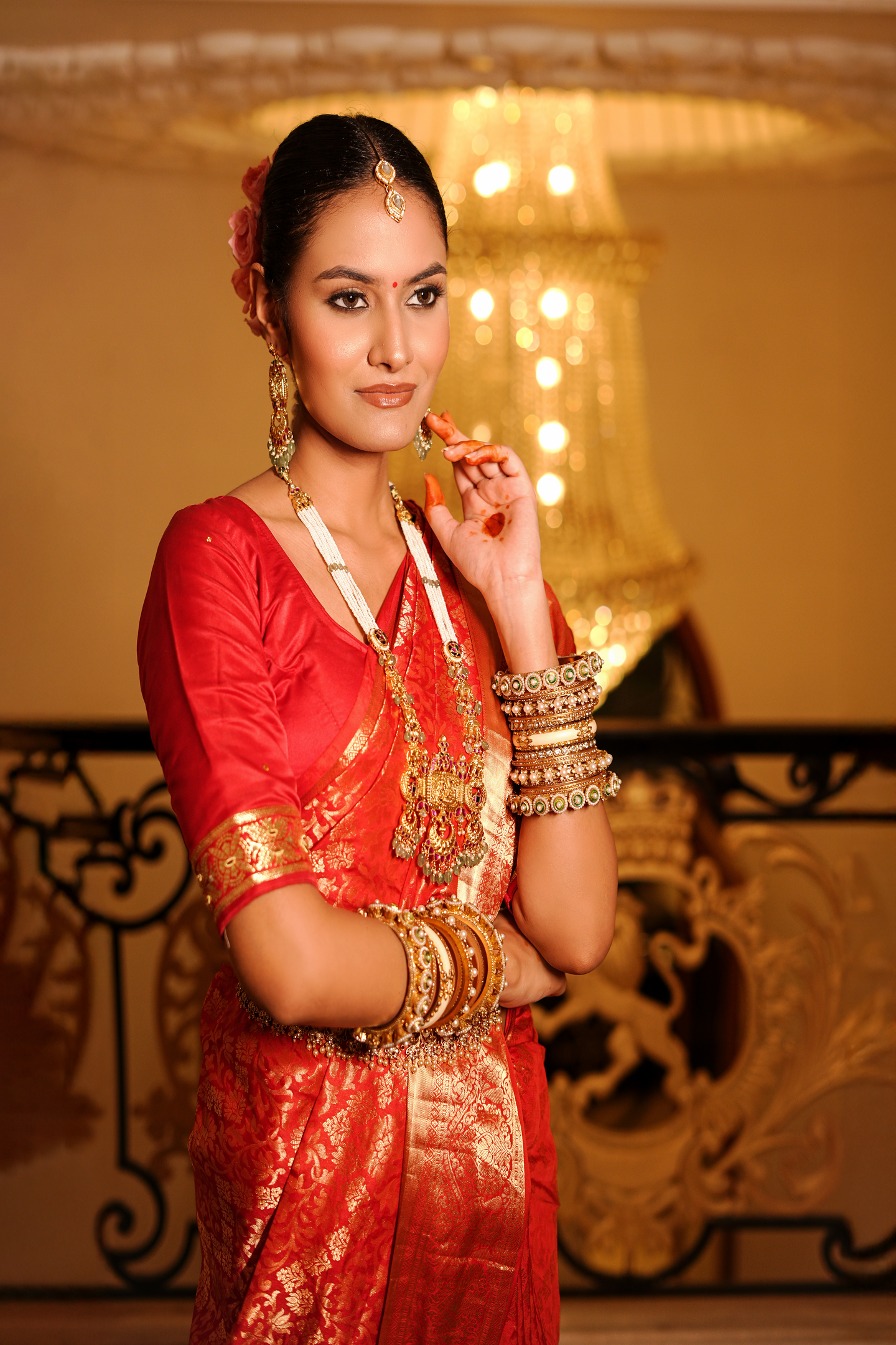 Royal Red Banarasi Bridal Saree